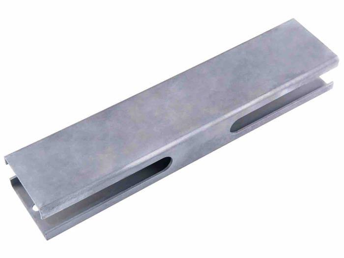 Zaundirekt - 672638 - Fence Post Adapter Accessories for The Industrial Program, Silver
