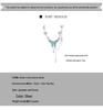 2025 Light Luxury Blue Crystal Butterfly Necklace for Women – Elegant Clavicle Chain Accessory