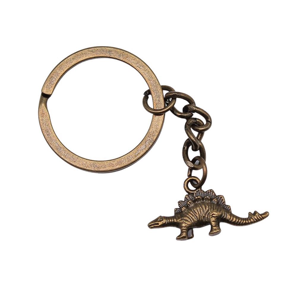 Medical Caduceus Charm Dragon Anime Keychain Hospital Souvenir 28mm Ring