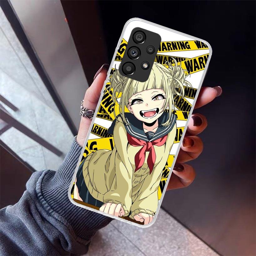 Himiko Toga My Hero Handyhülle Für Samsung Galaxy A52 A51 A50S A32 A22 A12 A02S A72 A71 A31 A70 A30S Note 20 Ultra 10 Plus S10 G