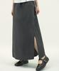 Bonats Palette Bp Button Point Long Skirt_Charcol