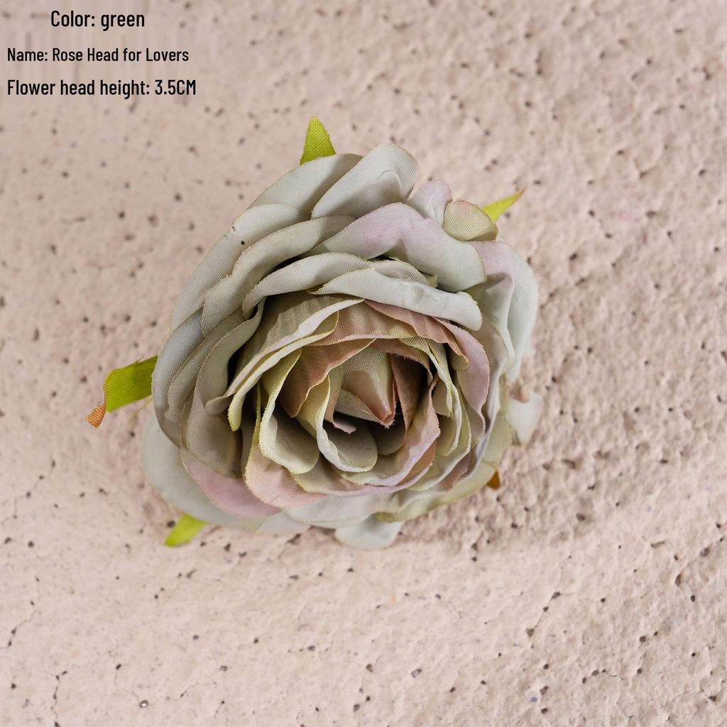 Artificial Rose Flower Heads - Greenery Wedding Decor & Crafts INS Style
