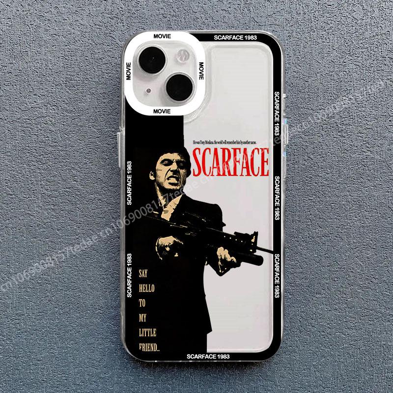 Scarface 1983 Film Al Pacino Movie Phone Case for IPhone 11 12 13 Mini 14 15 16 Pro XS MAX 8 7 Plus X XR Shockproof Cover Fundas