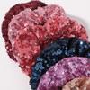 30 buc Scrunchies aleatorii cu paiete sclipitoare, Elastice de păr cu sclipici, Colorate, Elastice de păr pentru femei, fete, copii, Accesorii de păr
