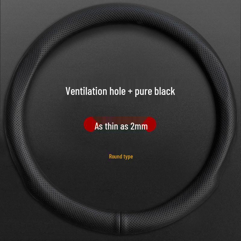 Suede & Genuine Leather Steering Wheel Cover for Geely Boyue L, Dihao GS, Xingrui GL, Binyue X6, Binrui, Haoyue L