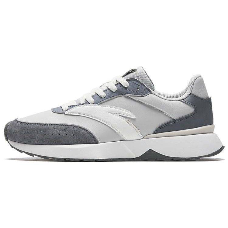 Anta Inheritance 70 Comfortable Daily Non-Slip Wear-Resistant Low-Top Casual Shoes Men Sneaker Gray White 112338879-8 43