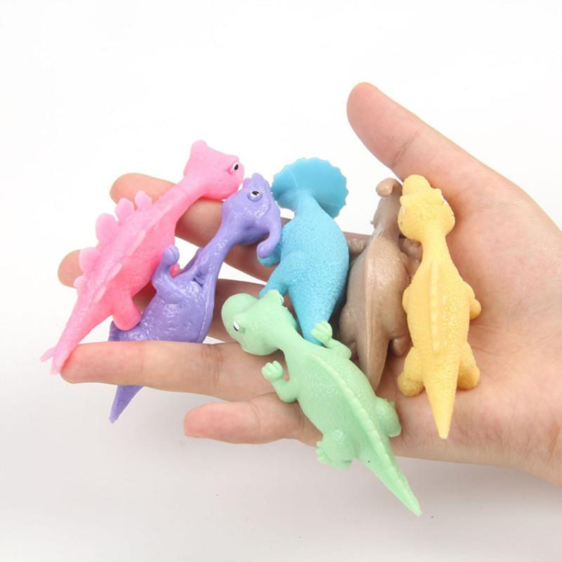 Novelty Creative Slings Dinosaur Toy Fun Tricky Slings Target Dinosaur Decompression TPR Toy