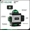 HGLINE 4D 16 Linii Zielona Linia Poziomica Laserowa ze Statywem 1,2m Zdalne Sterowanie APP Poziome Pionowe Mierzenie Instrument Laserowy