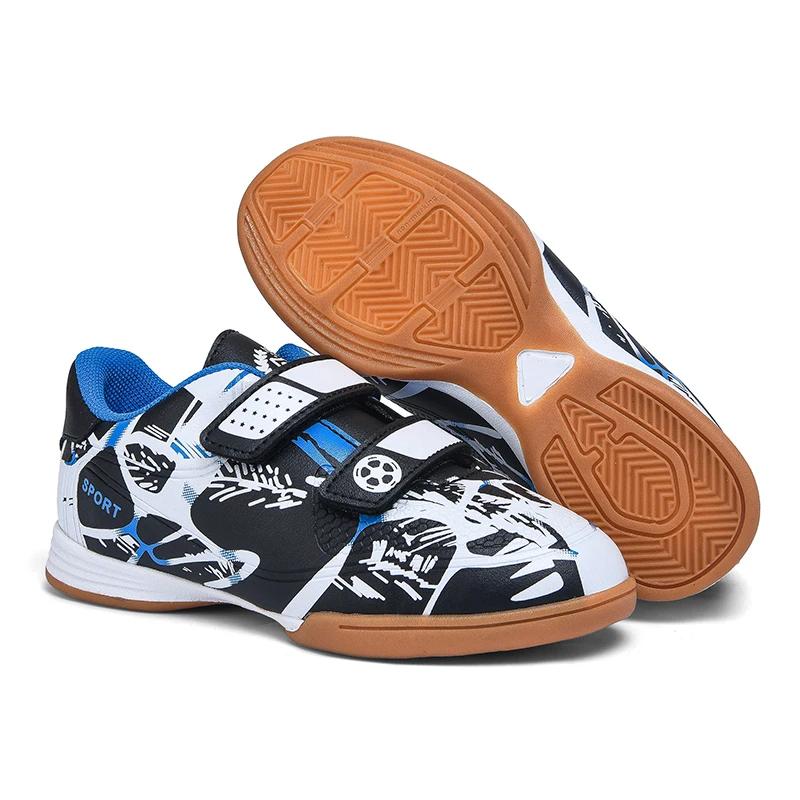 Futsal Crianças Sapatos de Futebol Indoor Antiderrapante Profissional Chuteiras de Campo Original Tênis Infantil Partida Rápida