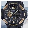 Casio CASIOG-SHOCK Aviation Series GRAVITYMASTER Military Style Flight Classic Pointer Dual Display Quartz Movement Resin Strap Japanese GA-1100-9G