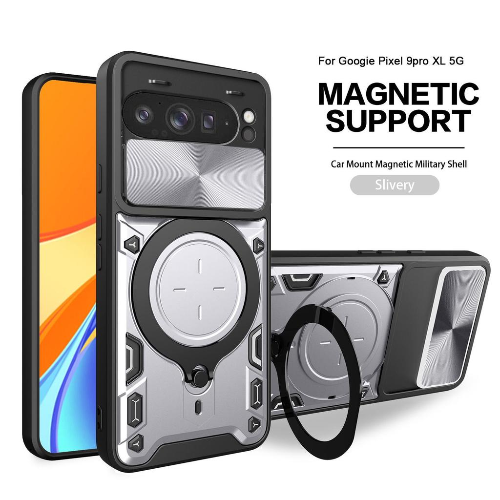 PIXEL9Pro Magnetic Stand Case for Google Pixel 8 Pro & 9A