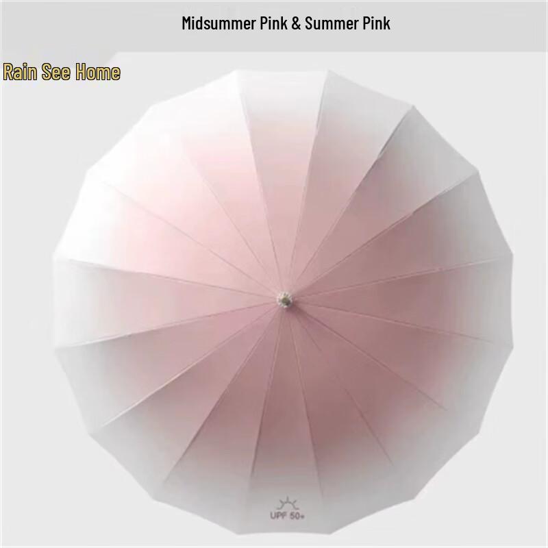 Ximengyuan UV Protection 16-Rib Straight Handle Umbrella