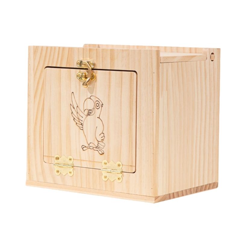 

Bird House Cage Nest Box Nest Breeding Box Standing Hideouts for Bird Enthusiasts Hideouts Household Use 1
