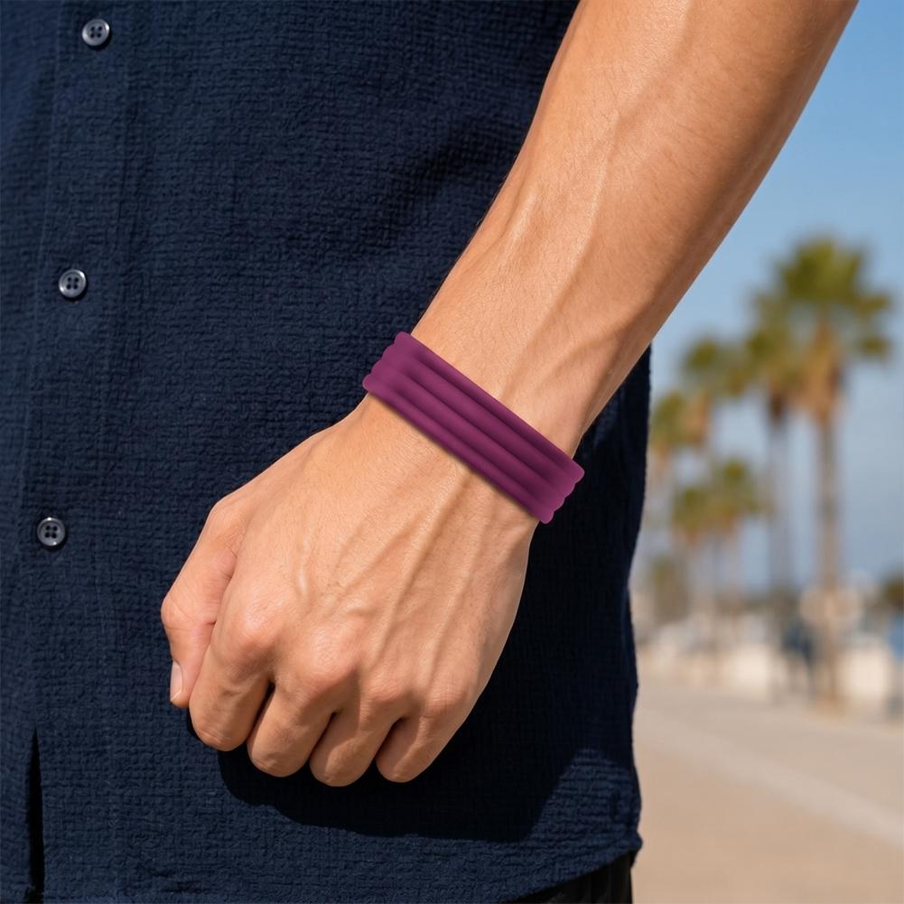 Hochwertiges Sport-Silikon-Uhrenarmband für Google Fitbit AIR, Verstellbar mit Schmetterlingsverschluss, Ersatz-Armband Uhrenzubehör