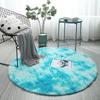 Super Soft Rug, Round Rug for Bedroom, 2X2M Black and White Checkered Round Rug Non-Slip High Pile Cute Soft Fluffy Rug for Bedroom Kids Room