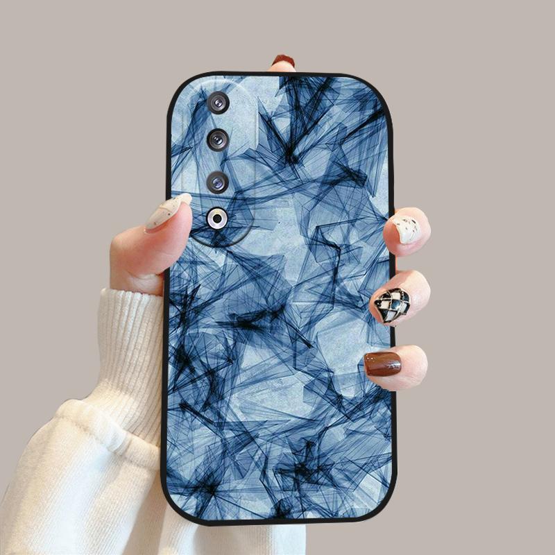 For Honor 90 5G Cases REA-AN00 Fashion Color Printing Soft Silicone TPU Phone Coque Cover For Honor 90 Pro Phone Bumper Case