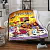 Customizable Flintstone Throw Blanket – Personalized Name, All-Season Cozy Snug Blanket, Machine Washable, Personalized Blanket