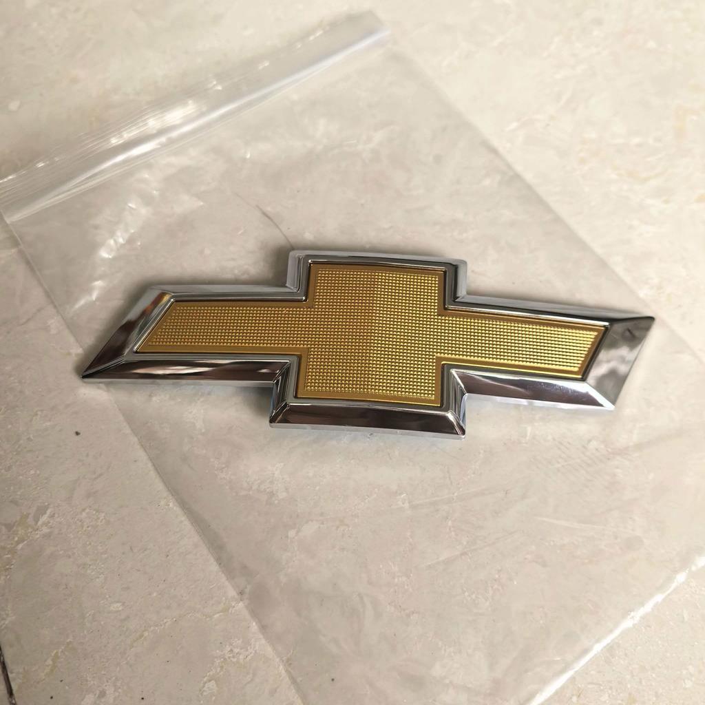 1pcs Bowtie Gold Front Grille Emblem Trunk Rear Badge Bowtie for 2014-2022 Chevy Chevrolet Camaro New