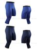 Men's American Style One-Leg Basketball Tights: Quick-Drying Seven-Point Compression Sports Pants