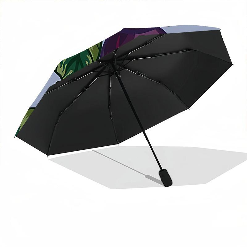 1pc Fruit Mix Open/Close Folding Umbrella, All- Portable Umbrella for & Men, Stylish Accessory (Holiday Gift) 8-Rib yy251213127
