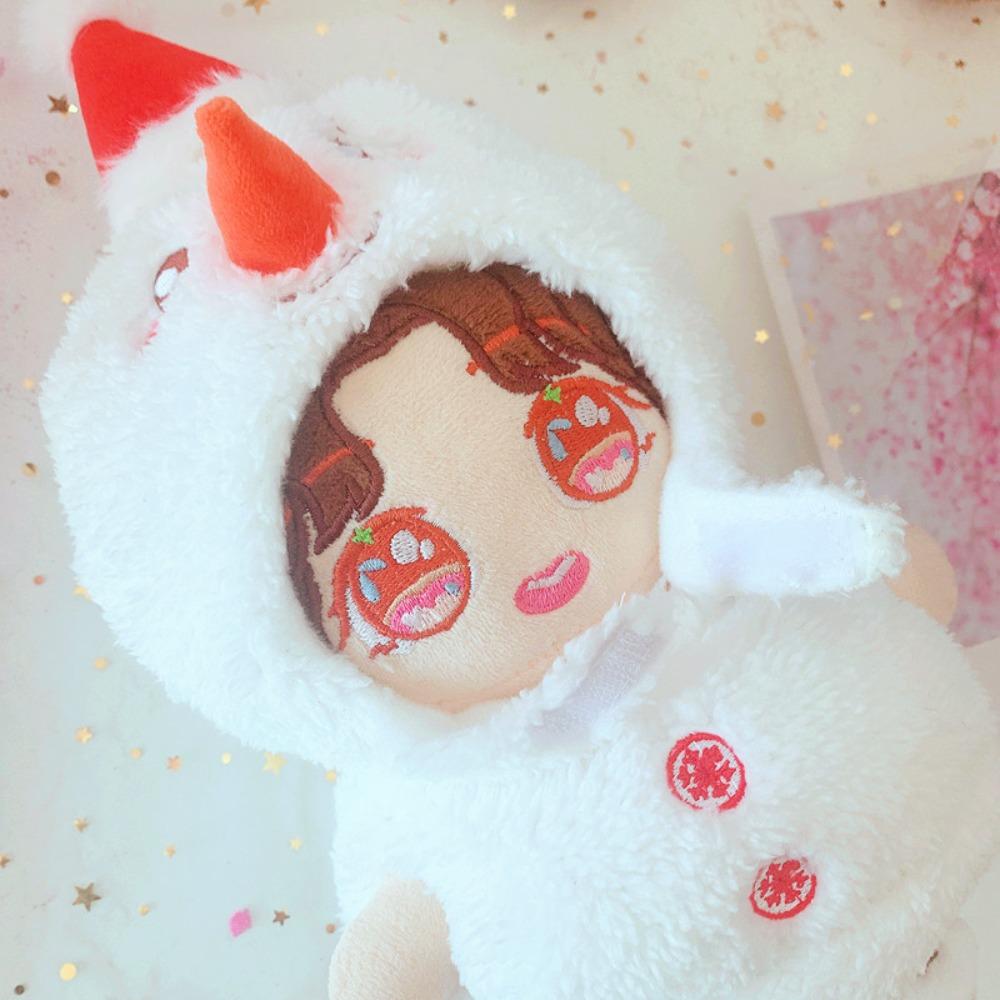 Plush Hat Stuffed Doll Clothes Suit Replacement Plush Toys Clothes  20cm Cotton Doll