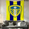 Arazzo da Parete Leeds United Appeso Estetico alla Parete Coperta in Tessuto Stampato Arazzi Decorativi per Camera da Letto Soggiorno Decorazioni per la Casa