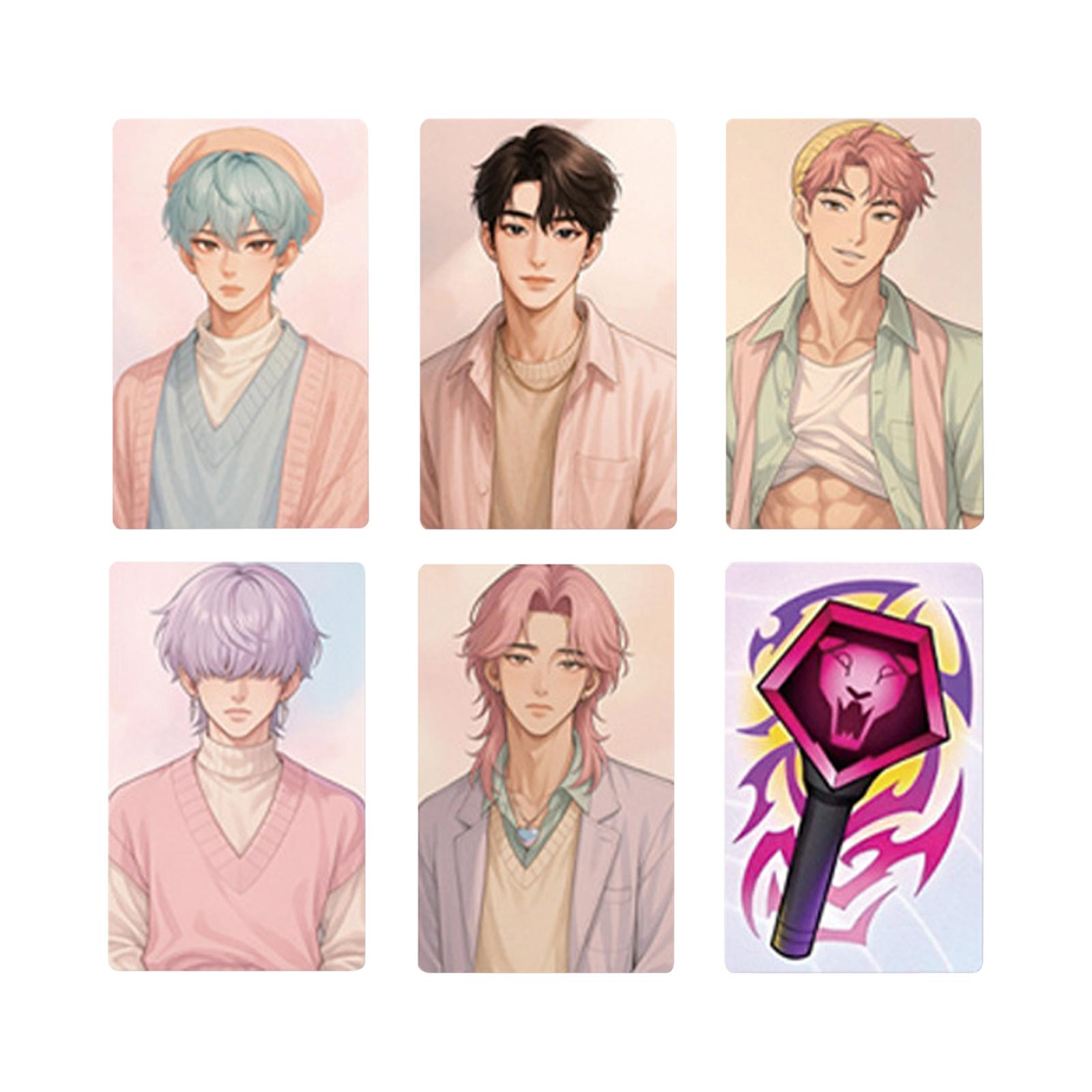 

Набор из 5 коллекционных карточек с мультяшными фотографиями в стиле аниме, сувениры в подарок One Size