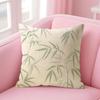 Bamboo Luxury Cushion Cover Natural Linen Pillow Case Double-Sided Print Decorative Sofa Pillowcase Home Decor Gift