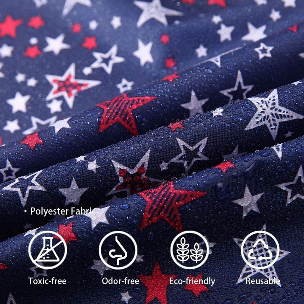 Raincoat for Cute Rain Raincoat for Boys [Iikuru] Kids, Rainwear, Children's Gear, Girls, Raincoat, Poncho, (Blue (Stars), M)