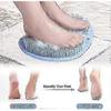 shower foot scrubber with soothing massage pad