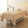 240x140cm Beauty Bed Sheet Solid Color Enlarged Bed Towel Soft Cotton One-piece with Holes Beauty Massage Professional Sheets