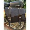 Leder Motorradtasche Schwarzes Taschenset Satteltasche Fahrradtasche Seitengabeltasche Tasche Bestes Geschenk für Männer