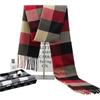 Autumn And Winter Scarves Imitation Cashmere Warm Men'S Plaid Scarf Manufacturers