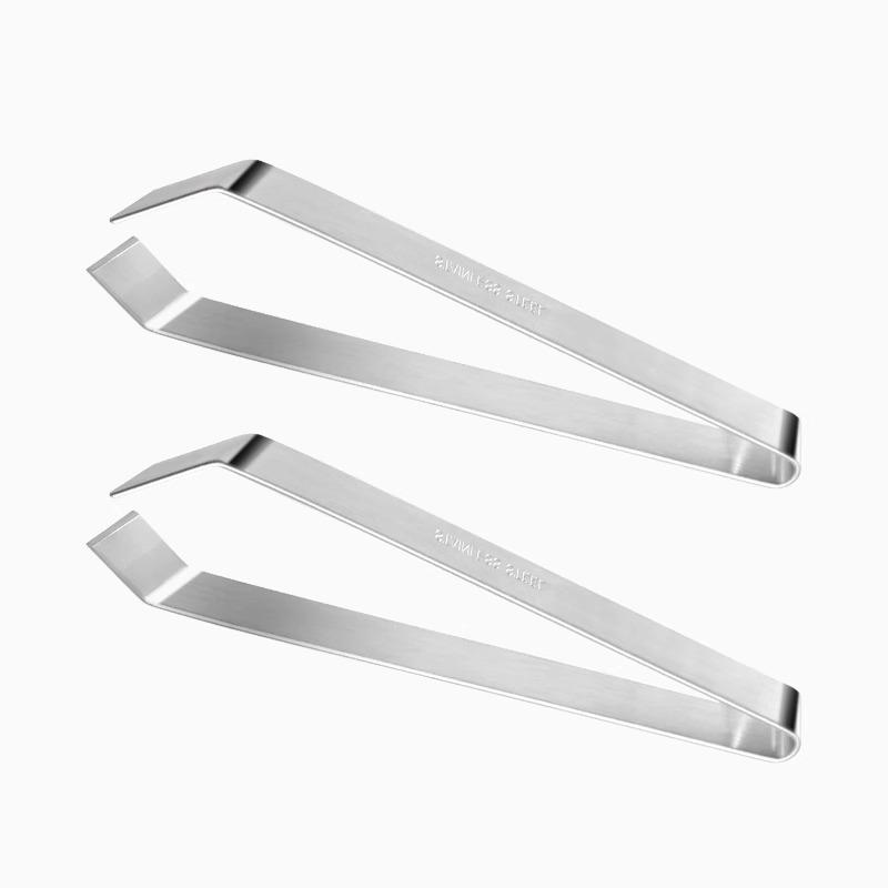 Stainless Steel Boar Bristle Hair Remover Tweezers & Peeler - Multi-Purpose Household Tool