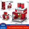 6-in-1 Kids' Building Block Set: Train, Robot, Tank, Police - Compatible Blocks for Boys & Girls