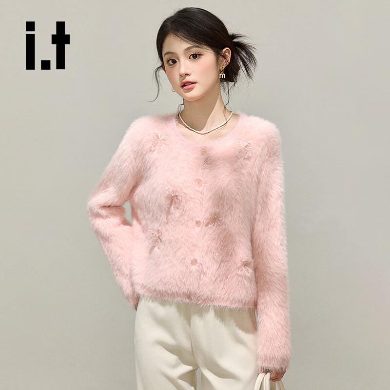 CHOCOOLATE Women's Bow-Knot Knit Cardigan