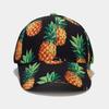 Tropical fruit banana pattern full print baseball cap women's fashion breathable shopping cap men's sports sun hat tide