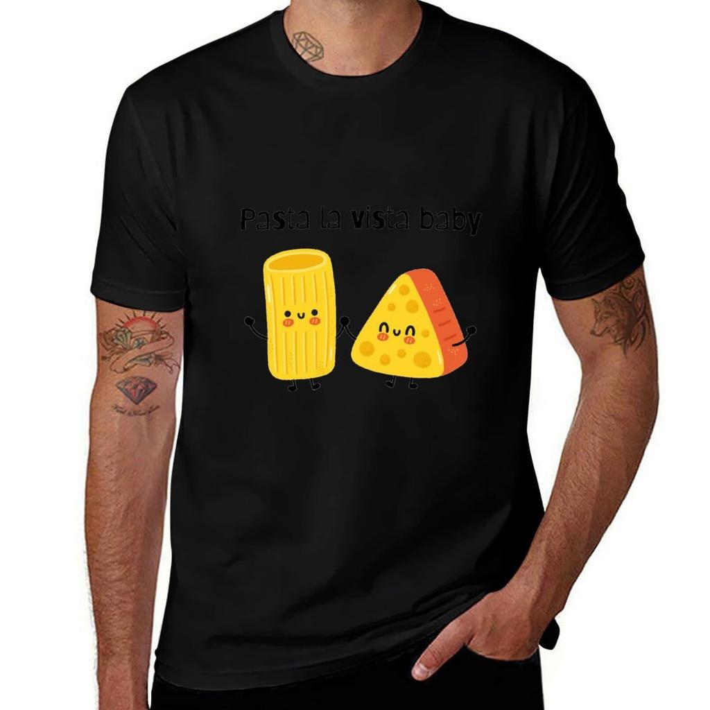 Pasta La Vista BabyFunny Word Puns TShirt t shirts for man graphic tees cotton t shirt man TShirt