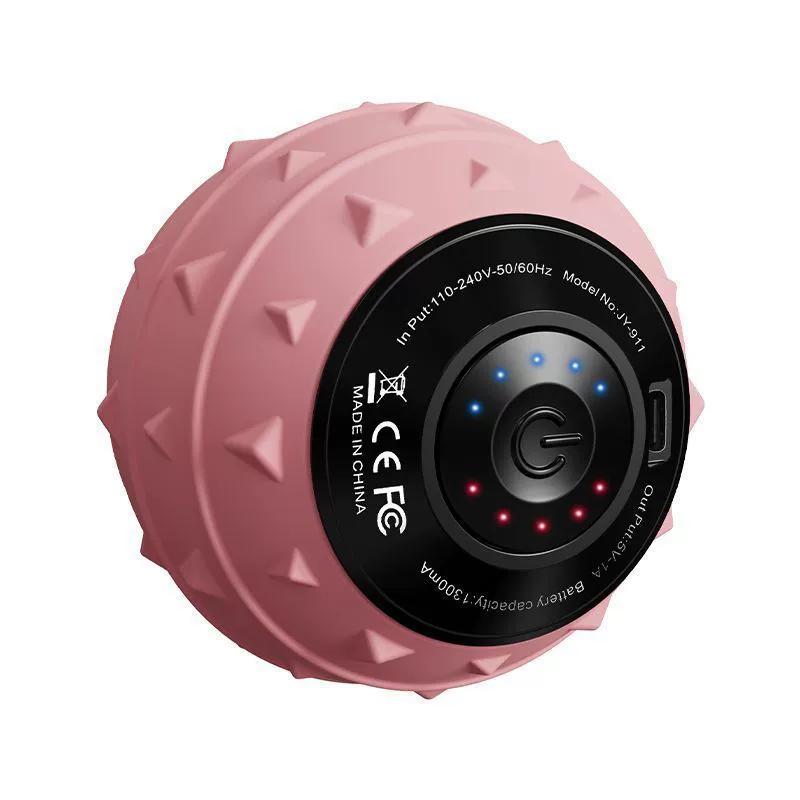 Pelota de masaje vibratoria eléctrica para relajación muscular y fitness corporal