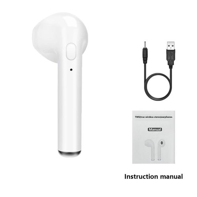 NEUE i7s TWS Drahtlose Kopfhörer Bluetooth 5.0 Ohrhörer Sport Ohrstöpsel Headset mit Mikrofon für alle Smartphones