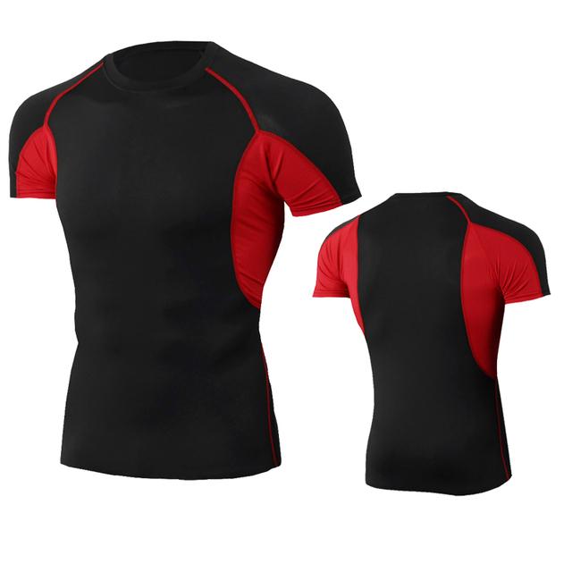 Herren Kompressionsshirt Fitness - Schnell Trocknendes Sport Top