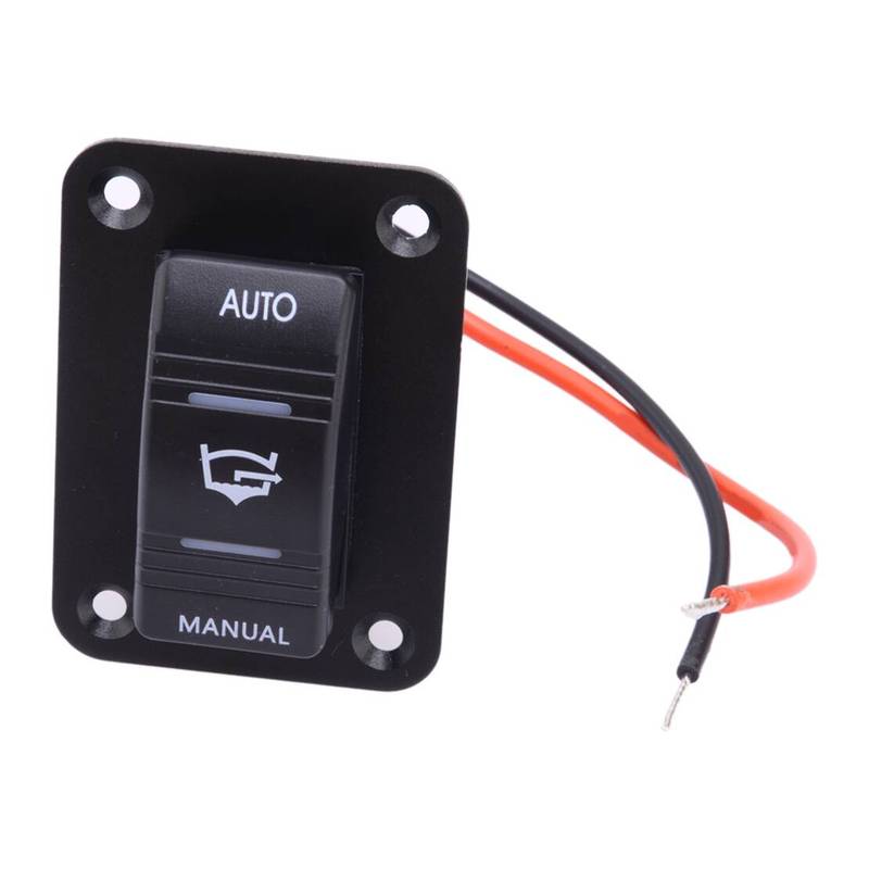 12V 20A Red LED 3 Way On-Off-On Car Marine Boat Bilge Pump Rocker Switch Panel