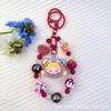 Flocking Wizard Cute Grain Mobile Phone Chain Keychain Bag Doll Pendant Accessories