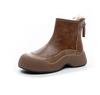 9969 Leather High-top Shoes Children's New Versatile Autumn and Winter Platform Sports and Leisure Shoes