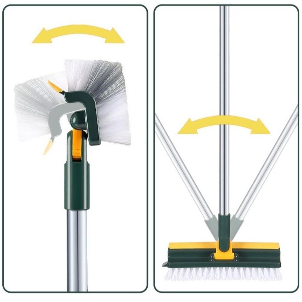 V-Shaped Bristles Floor Scrub Brush Long Handle Groove Tile Cleaning Brush Cleaning Brush Floor