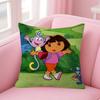 Cartoon Cute D-Dora Pillow Cover Sofa Cushion Cover Home Room Decoration Children Gift