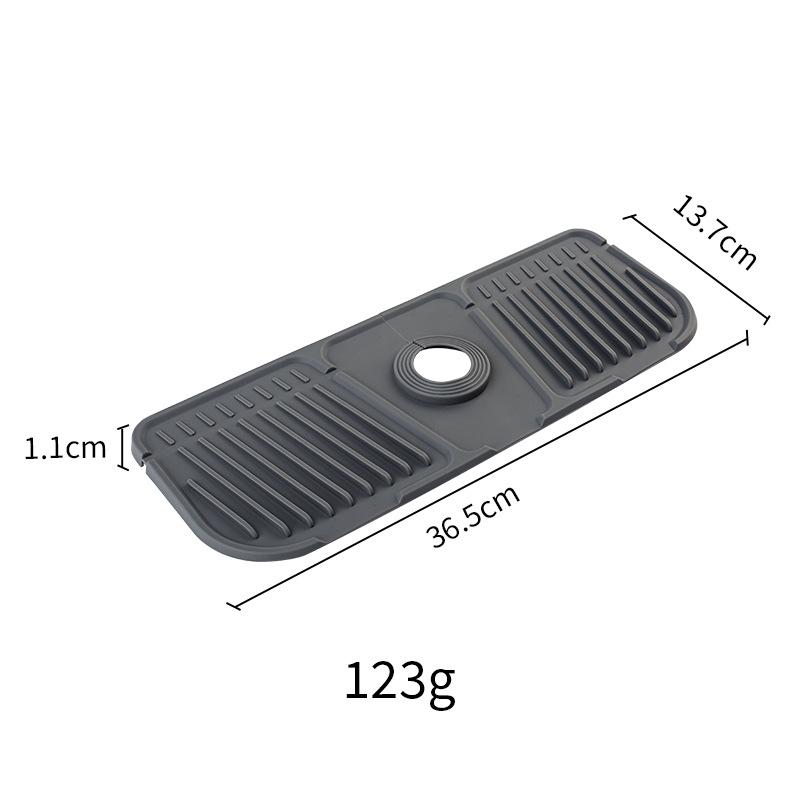 Silicone Kitchen Sink Faucet Drip Mat - Thickened, Absorbent, Hot-Selling Mat