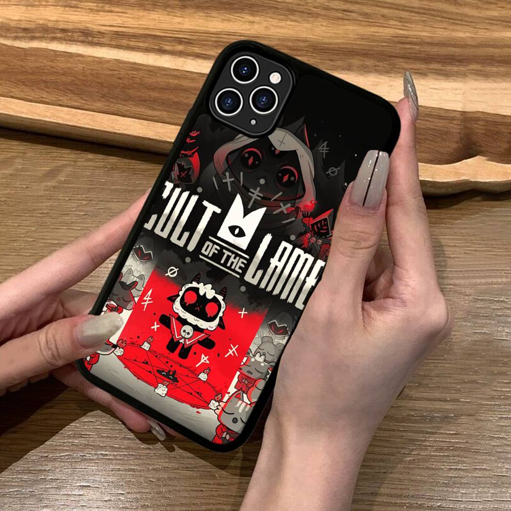 Classic Game Cult Of The L-Lamb Phone Case For IPhone 17 Pro 16 Plus 16 Pro Max 15 14 13 12 11 PC+TPU Back Cover