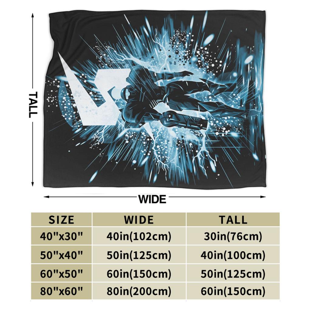 Metroids Hero Game Samus Blanket Wool Funny Warm Throw Blankets for Bed Sofa Spring Autumn