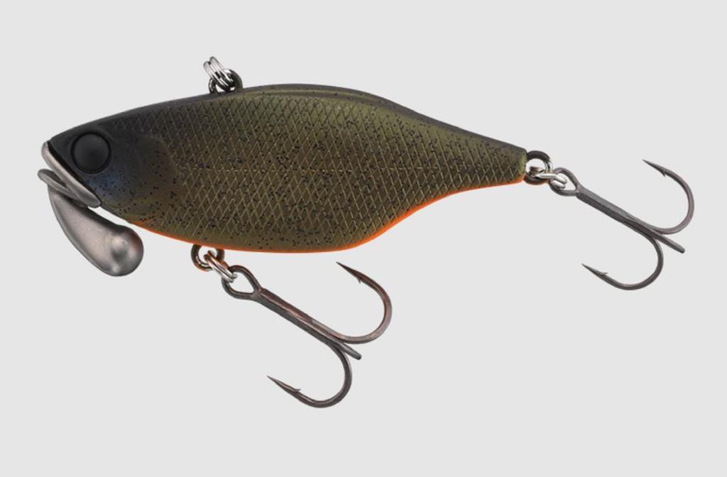 Jackall TN 70 Trigon Silent Vibration Köder Green Pumpkin Orange (4005)